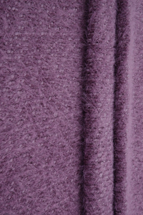 1 Yard Poly Nylon Chenille Feather Yarn Knit Fabric 245 GSM Plush Soft 64" Width