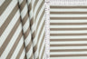1 Yard Poly Spandex Cool Cotton 260 GSM Stripe Fleece Rib Knit Fabric Soft 52" Width