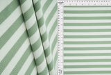 1 Yard Poly Spandex Cool Cotton 260 GSM Stripe Fleece Rib Knit Fabric Soft 52" Width