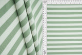 1 Yard Poly Spandex Cool Cotton 260 GSM Stripe Fleece Rib Knit Fabric Soft 52" Width