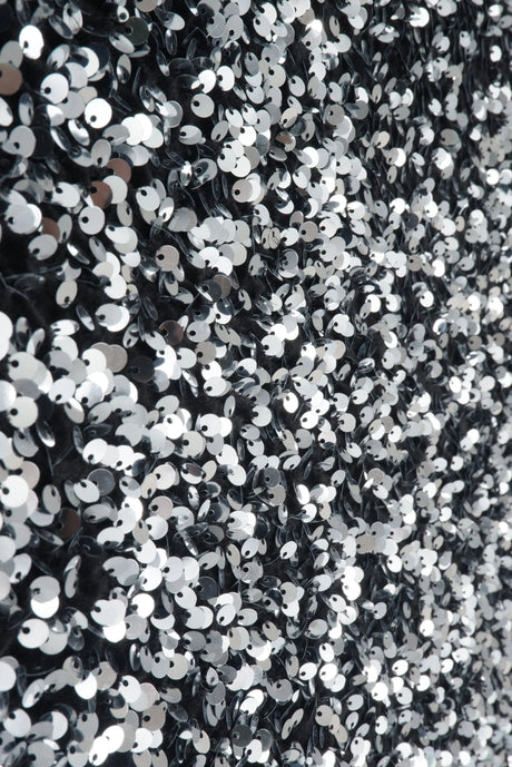 1 Yard Poly Spandex Velvet Sequin Fabric Soft Shiny Glamorous 52" Width