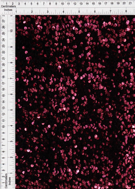 1 Yard Poly Spandex Velvet Sequin Fabric Soft Shiny Glamorous 52" Width