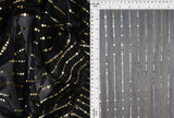 1 Yard Polyester Metallic 55 GSM Pleat Trans Fabric Sheer Soft 57" Width