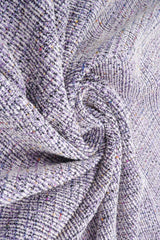 1 Yard Knit Boucle Multi Lurex Fabric Stretch Polyester Cotton Rayon Spandex 60/62 Inches Wide