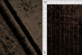 1 Yard Polyester Elastane Velvet 250 GSM Glitter Stripe Fabric Soft 59" Width