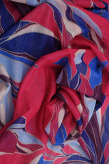 1 Yard Polyester Spandex 100 GSM Mesh Fabric Digital Floral Print Lightweight Soft 54" Width