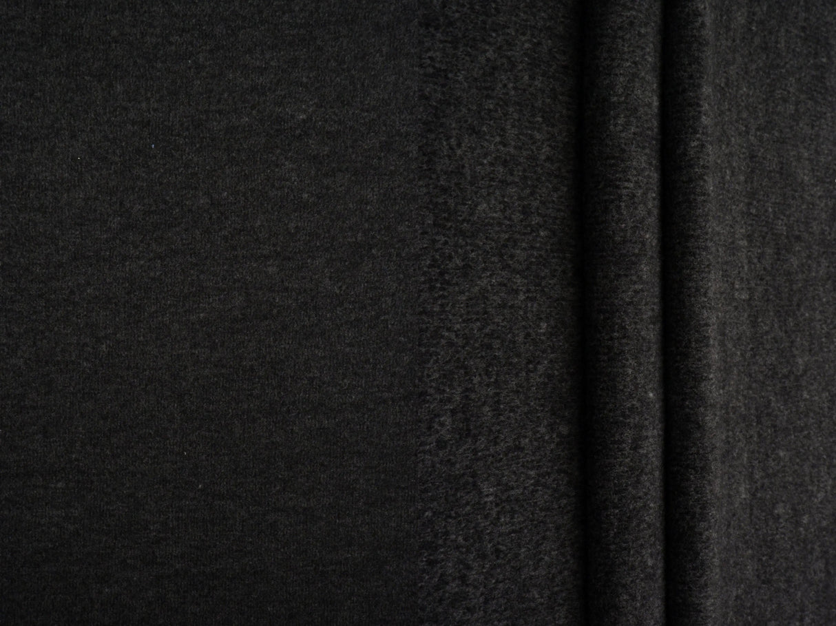 1 Yard Polyester Rayon Spandex 240 GSM Fleece Rib Solid Fabric Soft 66" Width