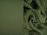 1 Yard Cauliflower Jacquard Knit Fabric, 59/60? Wide Polyester Spandex Blend