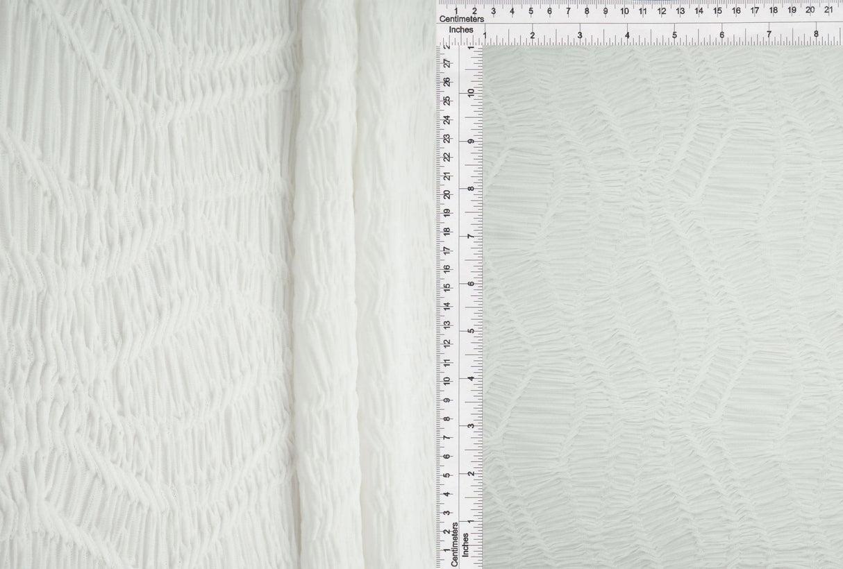 1 Yard Polyester Spandex 260 GSM Dusk Knit Jacquard Fabric Soft Textured 58/60" Width