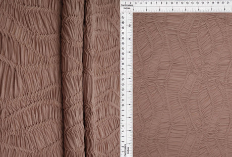 1 Yard Dusk Knit Jacquard Fabric Stretch Polyester Spandex 58/60 Inches Wide