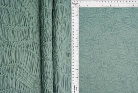 1 Yard Dusk Knit Jacquard Fabric Stretch Polyester Spandex 58/60 Inches Wide