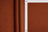 1 Yard Brushed Rib Knit Fabric with Black Backing, 58/60'' Wide Polyester Spandex Blend