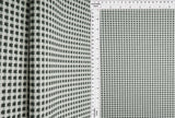 1 Yard Checkered Jacquard YD Fabric Stretch Polyester Rayon Spandex 60/62 Inches Wide