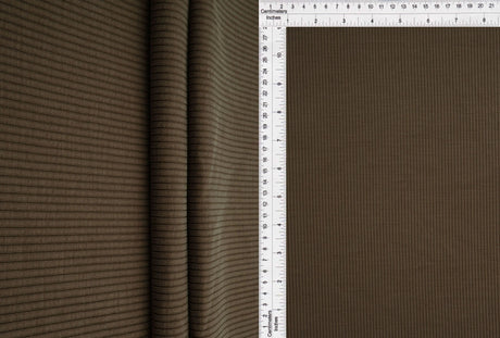 54" Cupro Modal Double Knit Rib Fabric Rayon Poly Spandex Blend 260 GSM by Yard