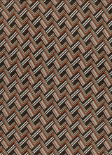 1 Yard Polyester Spandex 170 GSM Brushed DTY Chevron Print Fabric Soft 58/60" Width