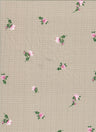 1 Yard Pointelle Ditsy Rib Knit Fabric, 58/60'' Wide Polyester Rayon Spandex Blend