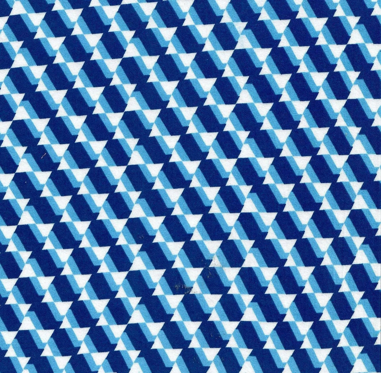 1 Yard Geometric Print DTY Brushed Knit Fabric Soft Stretch 58/60 Inches Wide