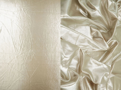 1 Yard Foil Finish FDY Knit Fabric 190 GSM, 58/60? Wide Polyester Spandex Blend