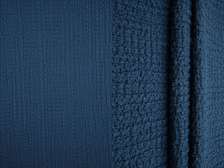 Waffle Crepe Woven Fabric, Stretch Textured Home Decor Material 58/59" Wide