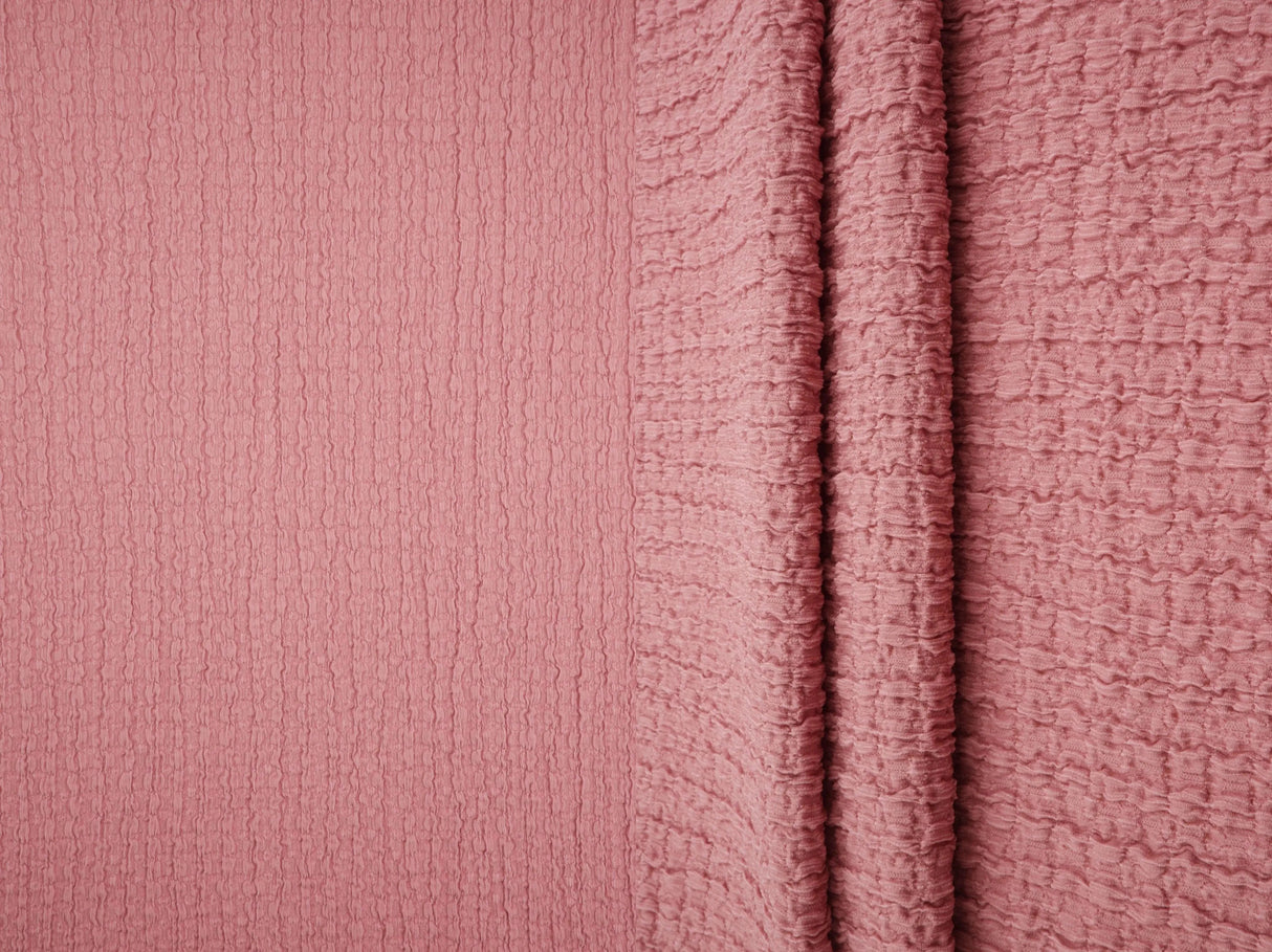 Waffle Crepe Woven Fabric, Stretch Textured Home Decor Material 58/59" Wide