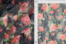 Floral Lace Print Fabric 92% Polyester 8% Spandex Soft Stretch 56/58 Inches Wide
