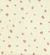 1 Yard Ditsy Pointelle Print Knit Fabric, Cotton Style Stretch 61/63 Inches Wide