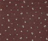 1 Yard Ditsy Pointelle Print Knit Fabric, Cotton Style Stretch 61/63 Inches Wide
