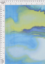 1 Yard Digital Abstract Mesh Fabric, 54'' Wide Polyester Spandex Blend