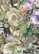 1 Yard Digital Floral Mesh Knit Fabric, 54? Wide Polyester Spandex Blend