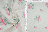 1 Yard Floral Geo Digital Print Poly Cey Fabric, 58/59'' Wide 100% Polyester