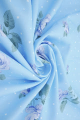 1 Yard CEY Floral Geo Digital Print Fabric, 58/59'' Wide 100% Polyester