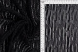 Bubble Lace Fabric 1 Yard Soft Durable Stretch 50" Wide for Apparel and Crafts