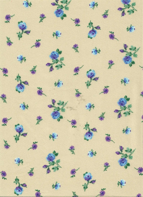 Ditsy Floral Cey Woven Fabric 100% Polyester, 58/59" Wide for Apparel & Decor