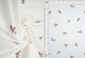 1 Yard Polyester Rayon Spandex 190 GSM Pointelle Ditsy Rib Print Fabric Soft 58/60" Width