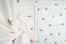 1 Yard Pointelle Ditsy Rib Knit Fabric, 58/60'' Wide Polyester Rayon Spandex Blend