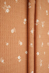 1 Yard Polyester Rayon Spandex Pointelle Ditsy Rib Print Fabric 58/60" Width