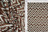 1 Yard Brushed DTY Tribal Print Knit Fabric 170 GSM, 58/60? Wide Polyester Spandex Blend
