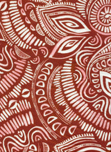 1 Yard Polyester Spandex 190 GSM DTY Tribal Boho Print Fabric Soft 58/60" Width