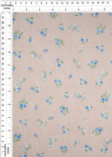 1 Yard Ditsy Printed Lace Fabric, 56/58'' Wide Polyester Spandex Blend