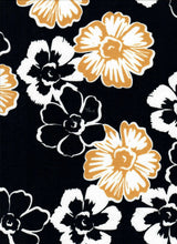 1 Yard DTY Brushed Flower Print Knit Fabric 58/60 Inches Wide Soft Stretch