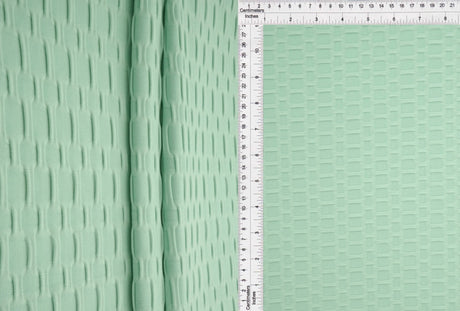 1 Yard Honeycomb Knit Solid Stretch Jacquard Fabric 58/60 Inch Wide