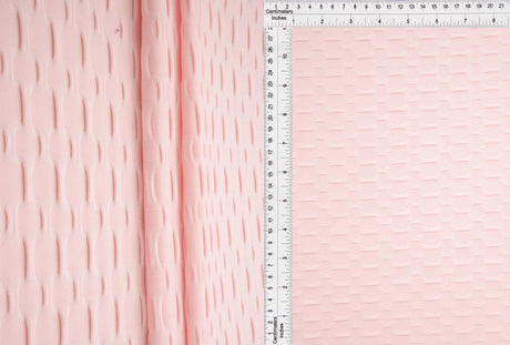 1 Yard Polyester Spandex Honeycomb Knit Solid Fabric 58/60" Width