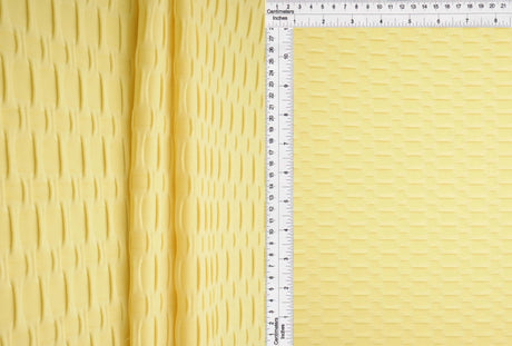 1 Yard Honeycomb Knit Solid Stretch Jacquard Fabric 58/60 Inch Wide