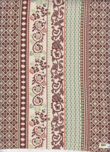 1 Yard Boho Stripe DTY Knit Fabric Soft Brushed Stretch Polyester Spandex 58/60 Inch Wide