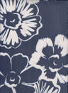 1 Yard Polyester Spandex 100 GSM Mesh Fabric Two Tone Large Floral Digital Print 54" Width