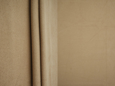 1 Yard Solid Stretch 2x2 Waffle Thermal Knit Fleece Fabric 57 59 Inches Wide