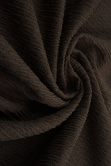 Solid Crinkle Jersey Fabric Stretch Polyester Knit, 58/60" Wide