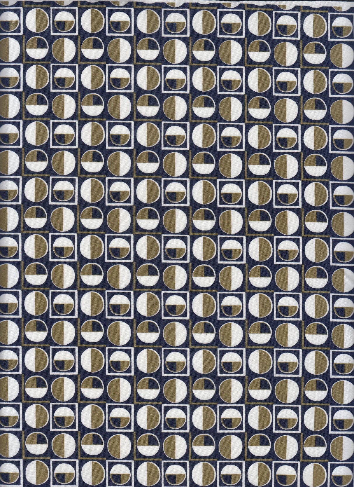 1 Yard Soft Stretch DTY Geo Print Knit Fabric 58/60 Inches Wide