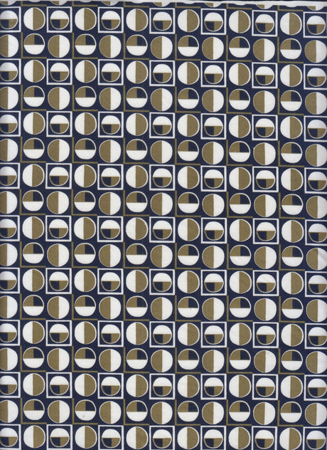 1 Yard Soft Stretch DTY Geo Print Knit Fabric 58/60 Inches Wide