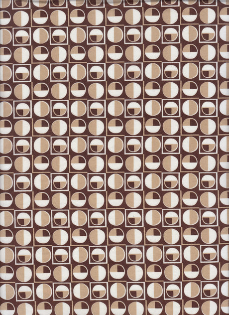 1 Yard Soft Stretch DTY Geo Print Knit Fabric 58/60 Inches Wide